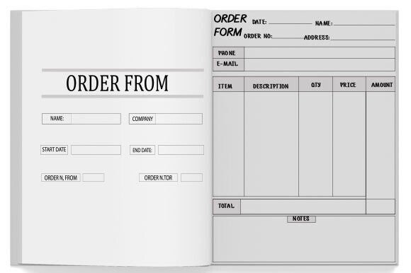 Download Order Form Customizable Kdp Interior - Customizable kdp Collection