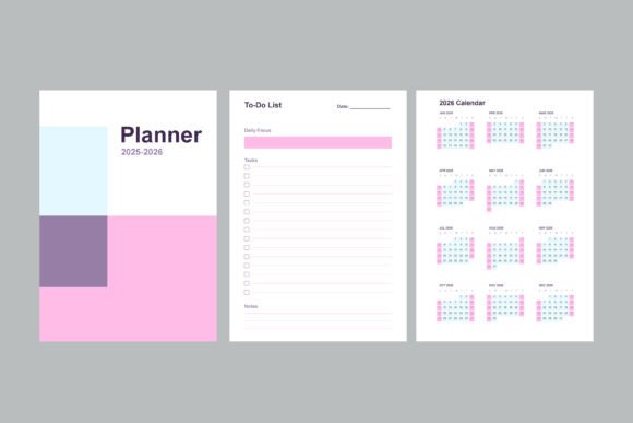 Download 2025 - 2026 Planner Template - Premium Bundle