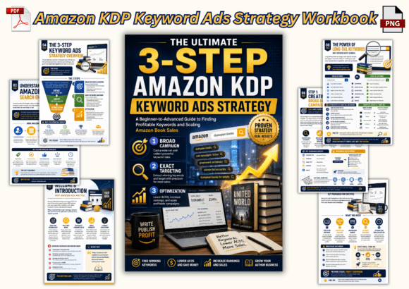 Download Amazon KDP Keyword Ads Strategy Workbook - Workbook Collection