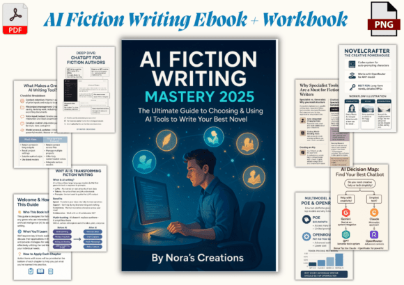 Download AI Fiction Writing Ebook + Workbook - Workbook Collection