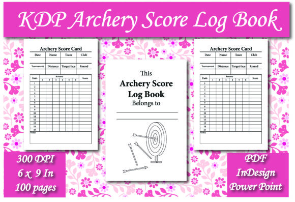 Download KDP Archery Score Log Book Interior - Log book Collection