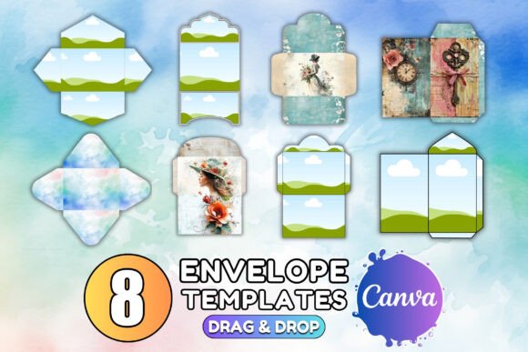 Download Canva ENVELOPE Journal Templates Bundle - Journal template Collection