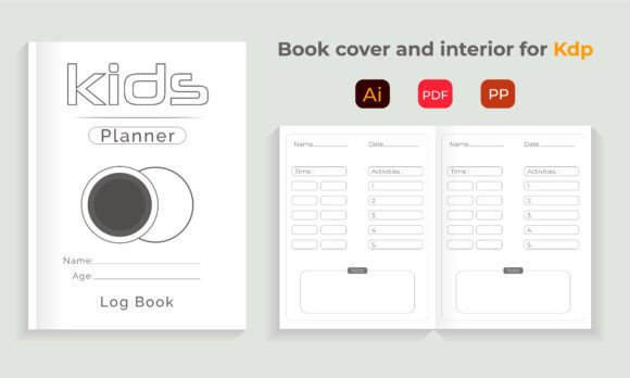 Download Kids' Planner Log Book for Kdp - Log book Collection